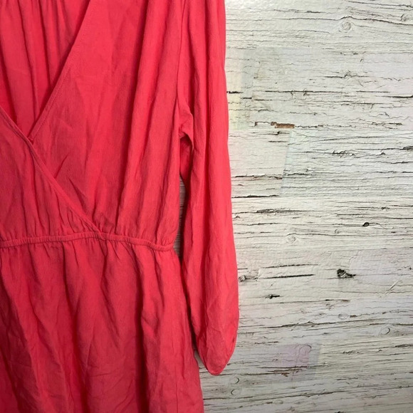 Minkpink  long sleeve mini pink dress size large - Picture 3 of 8